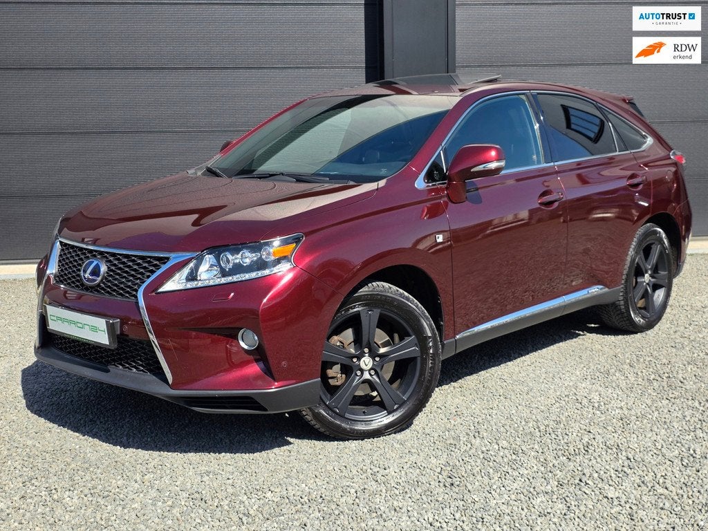 Lexus RX 450h 4WD F-Sport | 1e Eig. | Dealer ond. |, Auto's, Lexus, 249 pk, Gebruikt, Zwart, Bedrijf