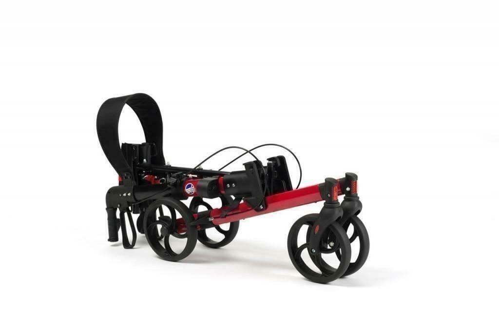 Rollator Quava dubbel opklapbaar lichtgewicht, Ophalen of Verzenden, Opvouwbaar, Nieuw