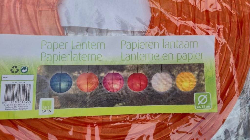 Partij handel 18 papieren lantaarns bruiloft decoratie, Hobby en Vrije tijd, Feestartikelen, Ophalen of Verzenden, Nieuw, Versiering