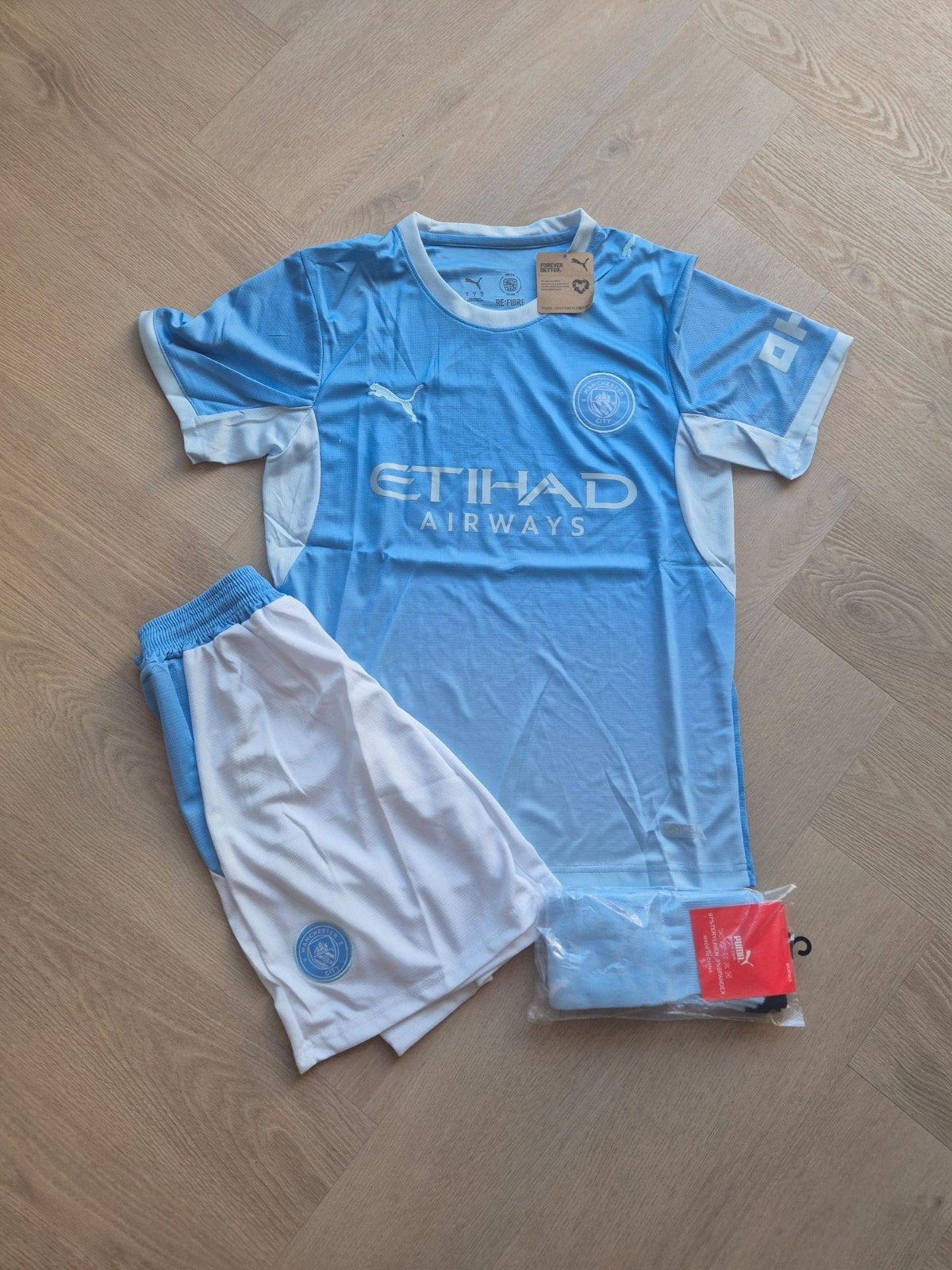 Manchester City Thuisshirt Set Maat S, Ophalen of Verzenden