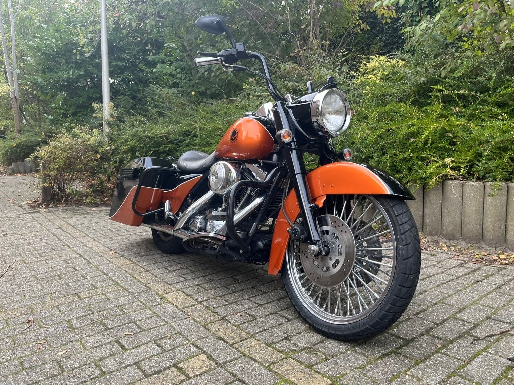 Harley-Davidson Road King Bagger, big spoke, fish tails, 2 cilinders, Occasion, 1449 cc, Particulier