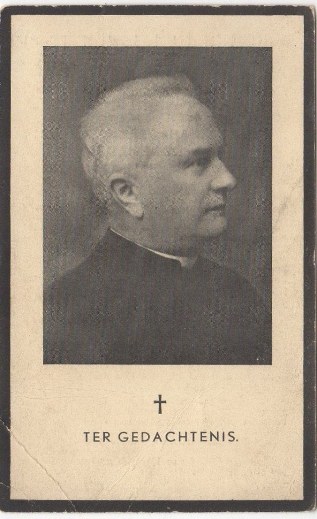 pastoor Henricus Erens 1872 Schaesberg + 1936 Gulpen, 64 jr, Verzamelen, Bidprentjes en Rouwkaarten, Verzenden