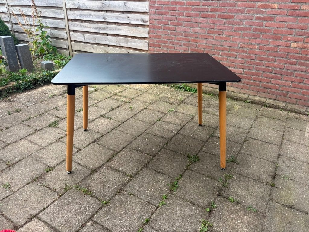 Mooie tafel / bureau 80 x 120 x 76 cm, Ophalen, Gebruikt, 100 tot 150 cm, 50 tot 100 cm