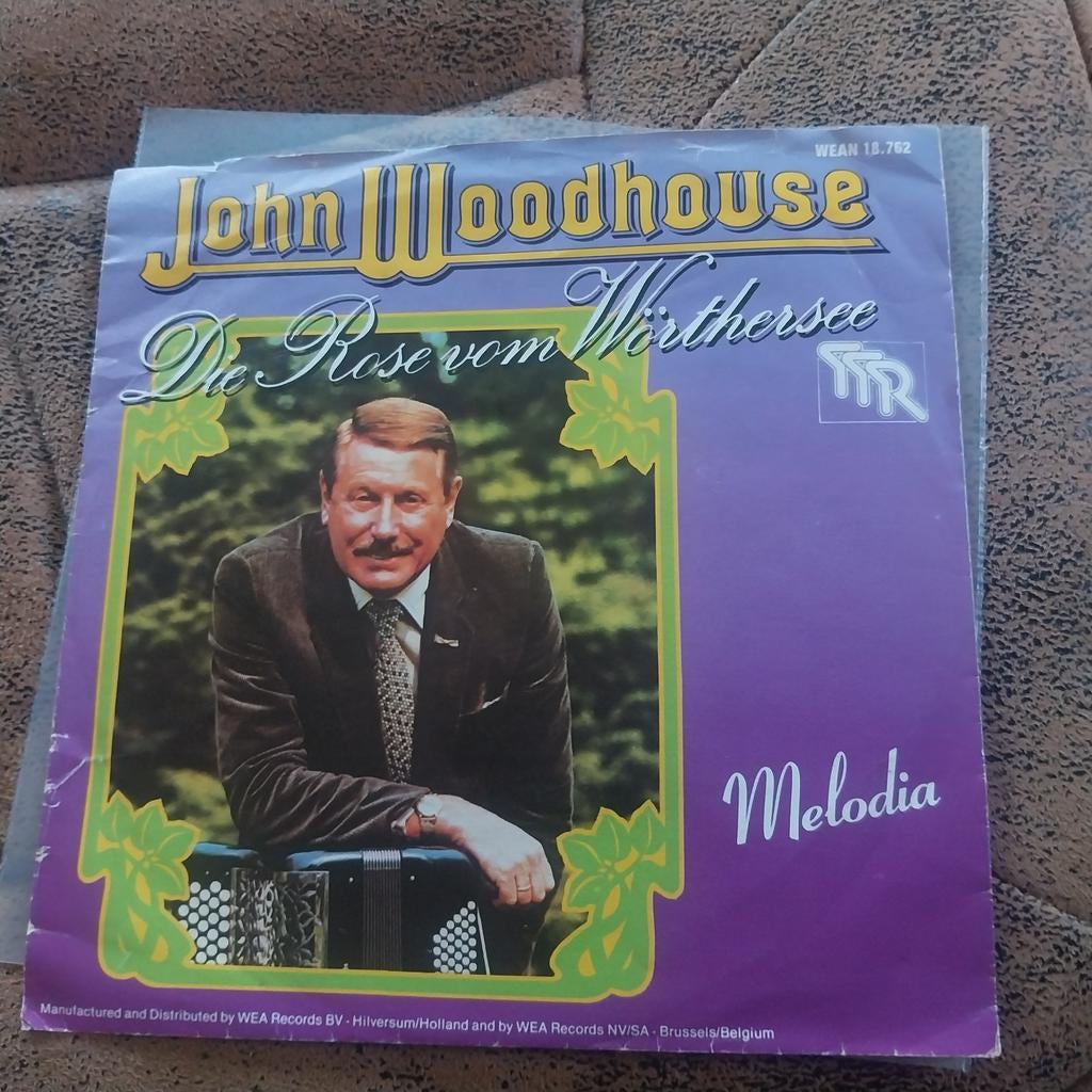John Woodhouse - Die Rose vom Wörthersee Single Vinyl, Cd's en Dvd's, Vinyl Singles, Gebruikt, 7 inch, Ophalen of Verzenden, Originele persing