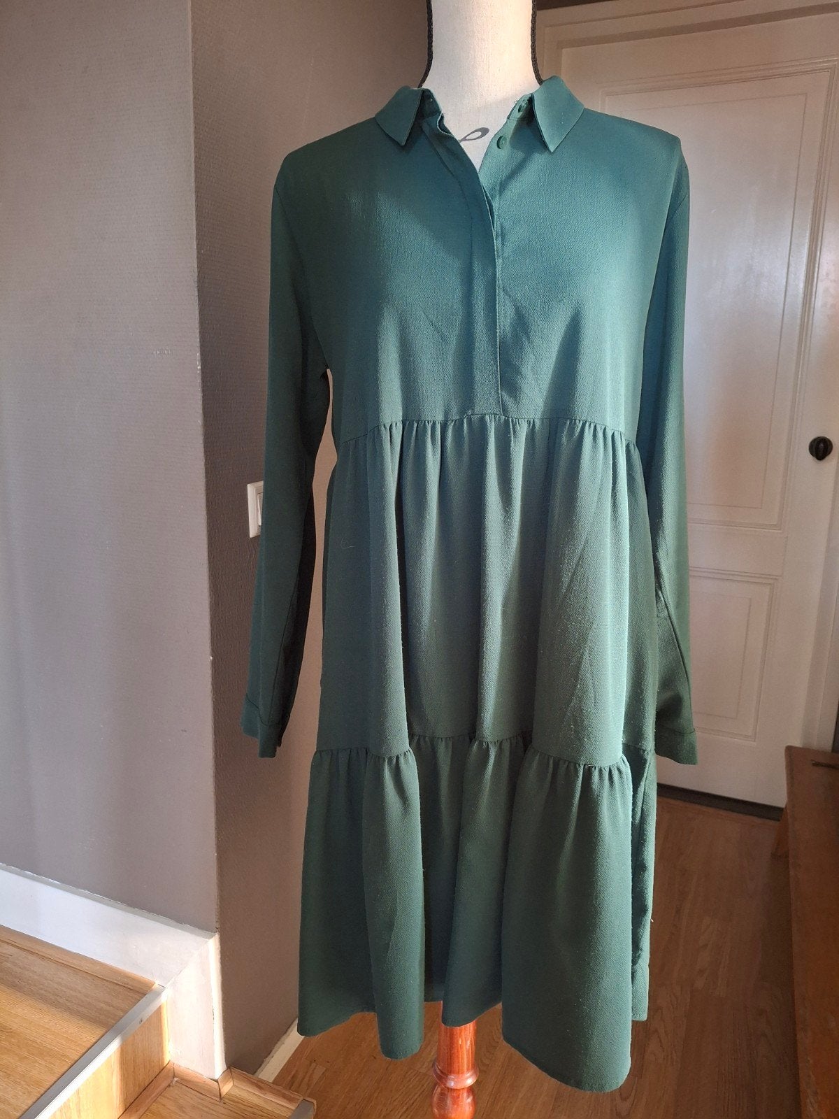 Groene blousejurk maat 38 JDY, Kleding | Dames, Maat 38/40 (M), Ophalen of Verzenden, Zo goed als nieuw, JDY