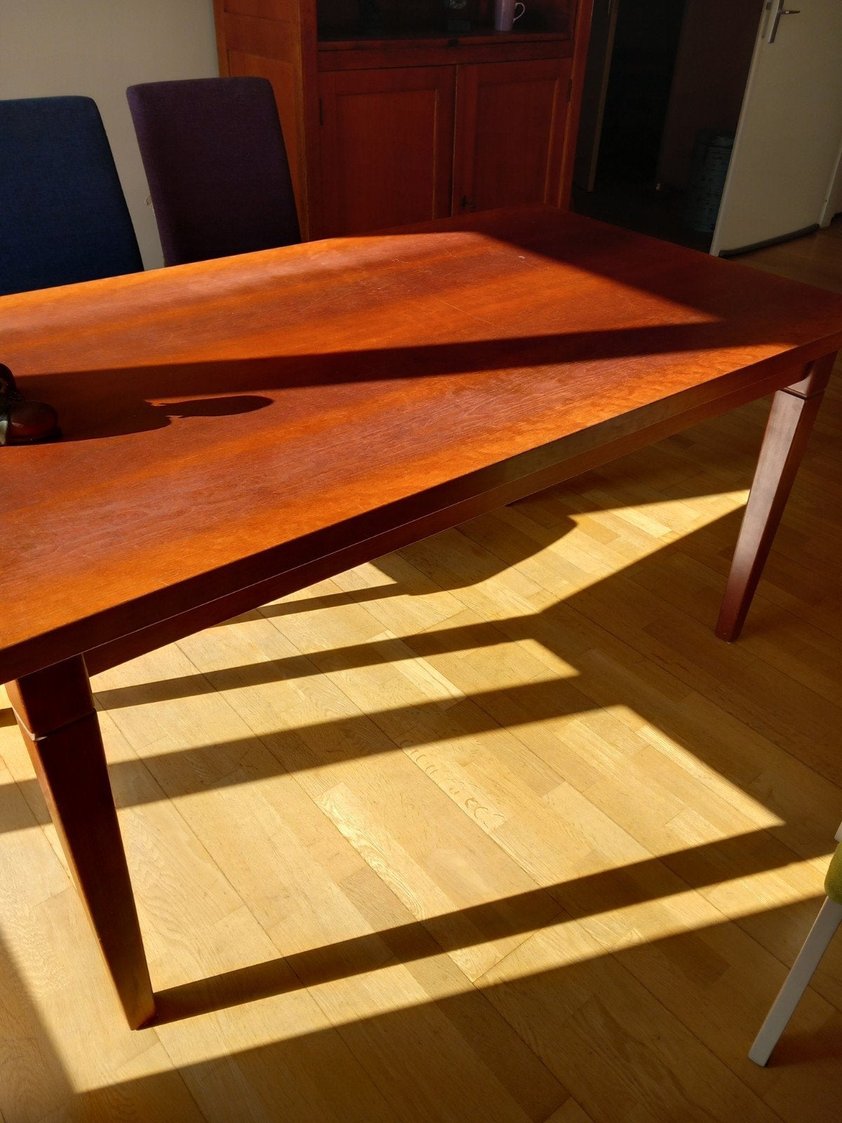 tafel en stoelen, Ophalen, Gebruikt, 100 tot 150 cm, 50 tot 100 cm