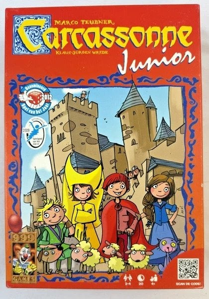 Carcassonne Junior Bordspel Kinderspel 999 Games compleet, Coolsingel 104, 3011 AG Rotterdam, Netherlands, Verzenden, Een of twee spelers