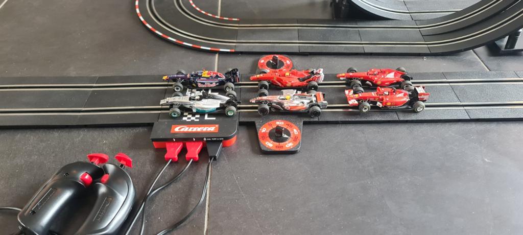 Carrera Racebaan met veel extra's en auto's, Ophalen of Verzenden, Gebruikt, Elektrisch, Carrera