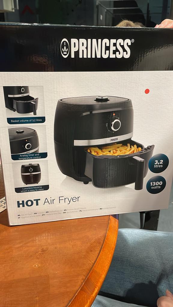Princess Hot Air Fryer NIEUW!!, Ophalen of Verzenden, Nieuw, Airfryer, 1000 t/m 1499 gram