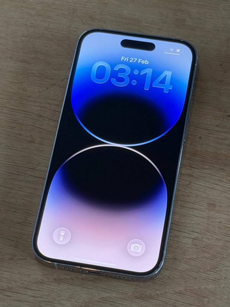 Prachtige iPhone 14 Pro White 256GB, 100% batterijconditie!, 256 GB, IPhone 14 Pro, Apple, .