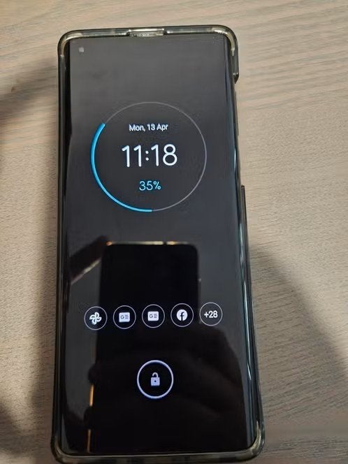 Motorola Edge 128 GB 5G NFC in prima staat, Overige modellen, Verzenden, Zwart, Touchscreen
