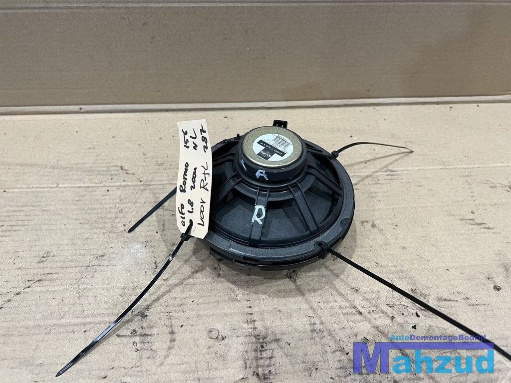 ALFA ROMEO 156 Links rechts voor speaker box 1997-2005, Gebruikt, Dpofca@stellantis.com, Stellantis Europe S.p.A., Ophalen of Verzenden