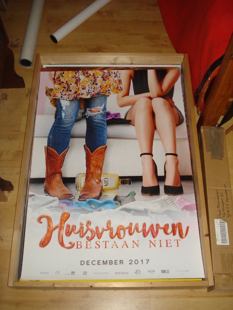 Huisvrouwen bestaan niet Filmposter 1, Ophalen, Zo goed als nieuw, A1 t/m A3, Film en Tv