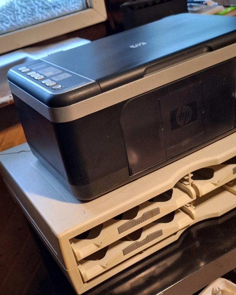 Hp deskjet f 4180 printer., Ophalen, Kleur printen, Gebruikt, All-in-one