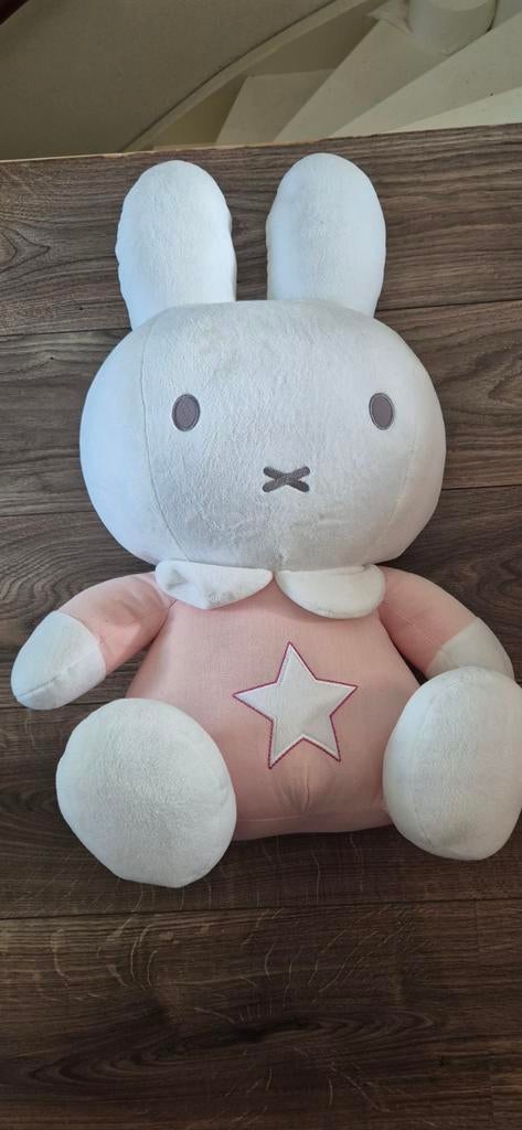 Roze Nijntje knuffel, Kinderen en Baby's, Speelgoed | Knuffels en Pluche, Ophalen of Verzenden, Zo goed als nieuw, Konijn