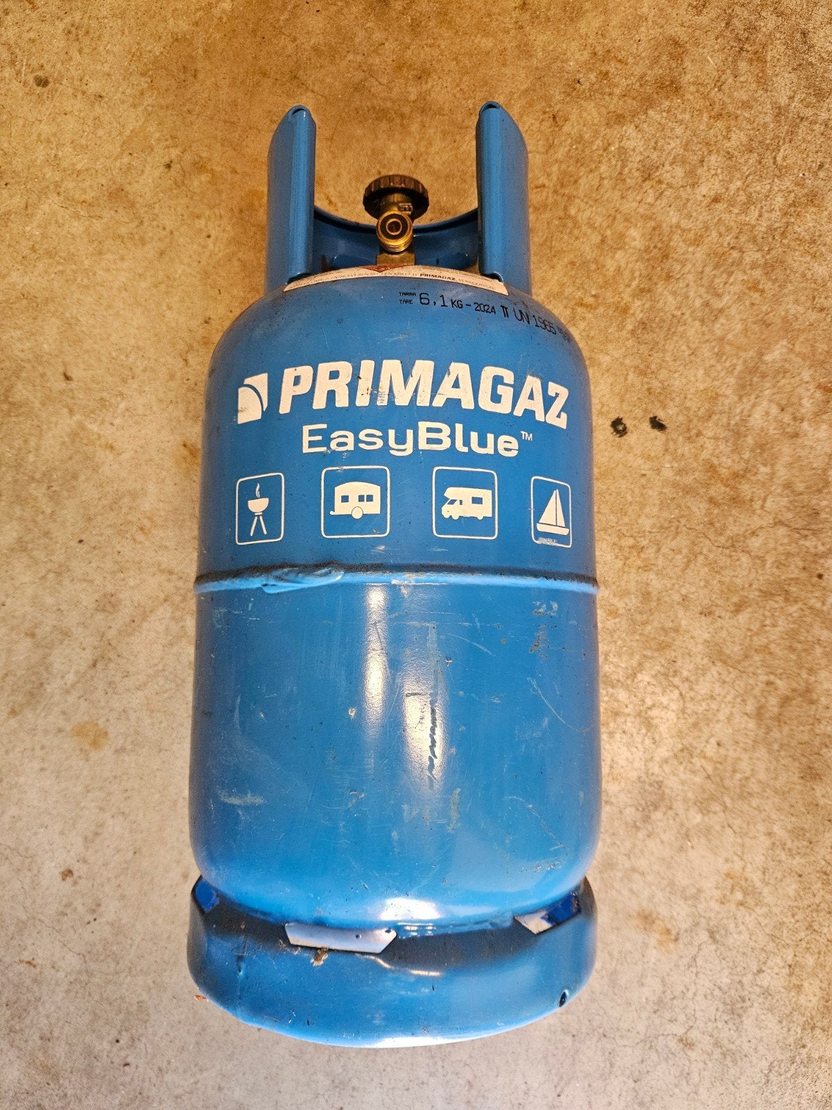Primagaz EasyBlue 5kg propaan gasfles, Ophalen, Gebruikt