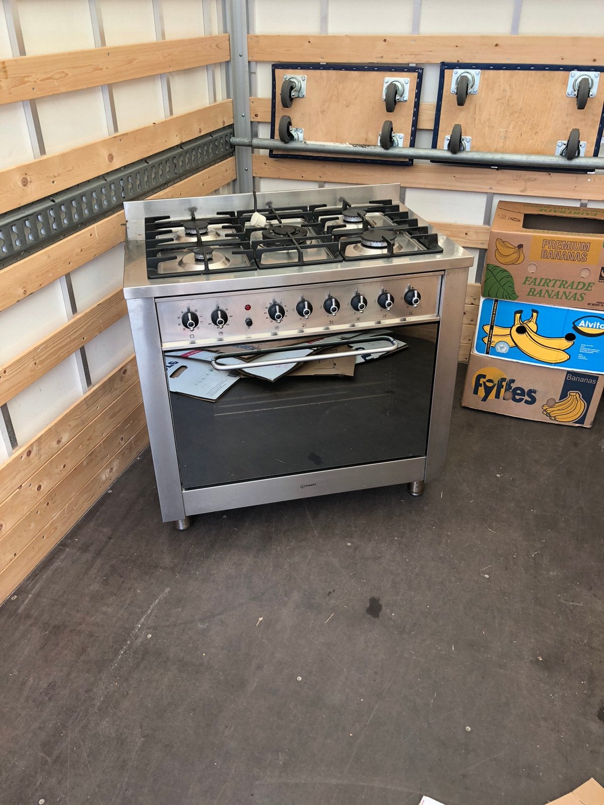 Mooi net gasfornuis met oven, Witgoed en Apparatuur, Ophalen, Zo goed als nieuw, Gas, Nvt