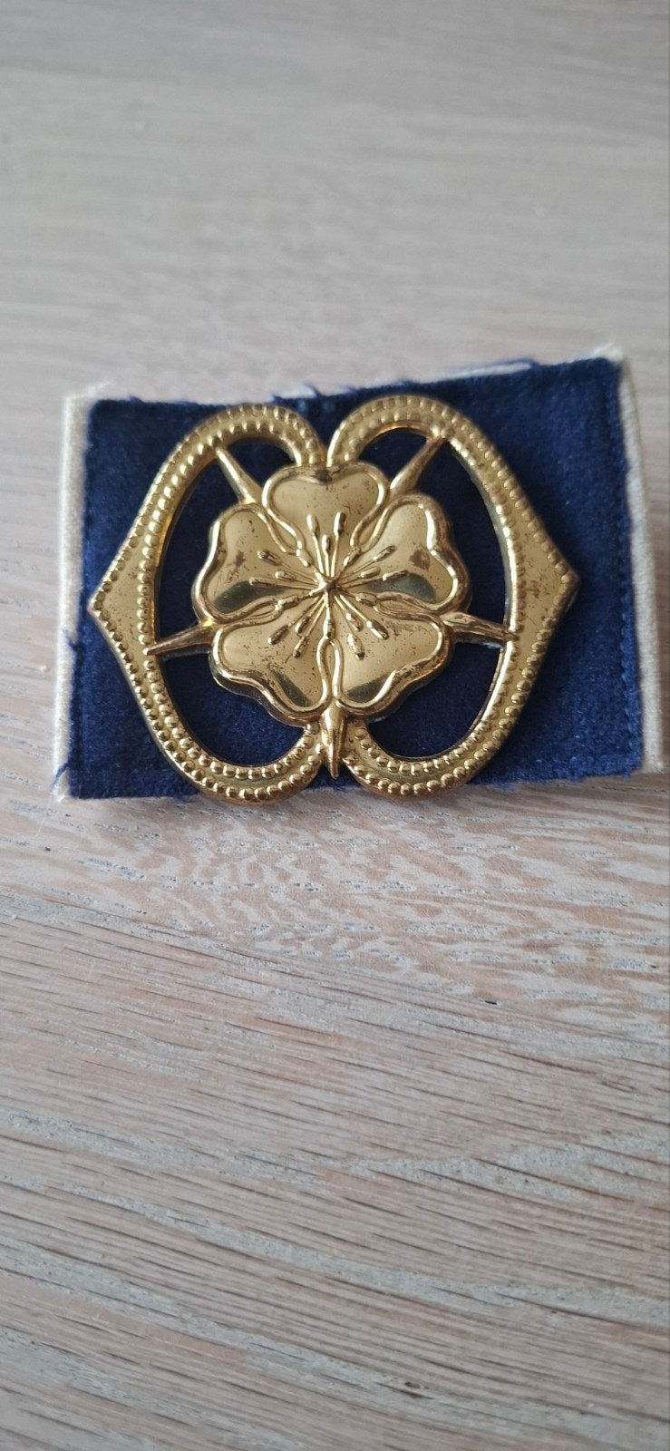 Baretembleem Milva, Ophalen of Verzenden, Landmacht, Nederland, Embleem of Badge