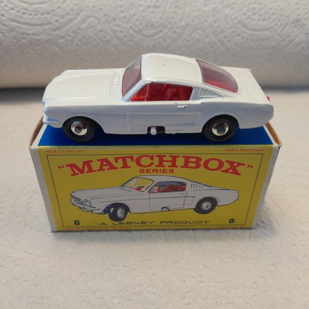 Matchbox Lesney Ford Mustang. Zeer netjes., Ophalen of Verzenden, Zo goed als nieuw, Auto