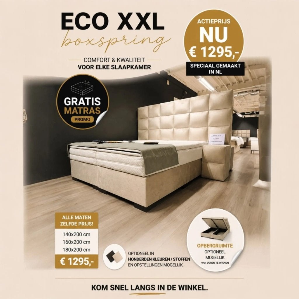 Boxspring Alles Zelfde Prijs 160 180 x 200cm Gratis Matras, Huis en Inrichting, Ophalen of Verzenden, 180 cm, 200 cm, Groen