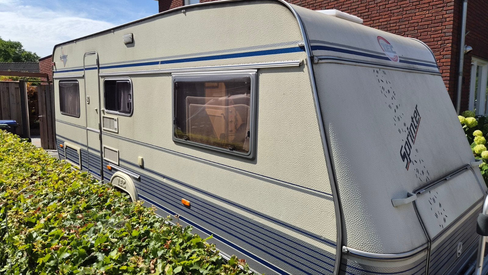 Tec Sprinter TE 555 stapelbed/kinderkamer/Unico /mover!!, Caravans en Kamperen, Caravans, T.E.C., Rondzit, Particulier, 5 tot 6 meter