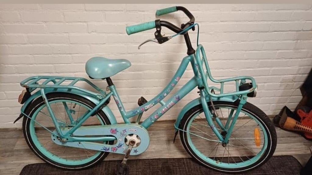 VOLARE Kinder fiets 20"   D33.   Parelmoer groen.   Z.g.a.n, Fietsen en Brommers, Fietsen | Meisjes, Ophalen, Gebruikt, 20 inch