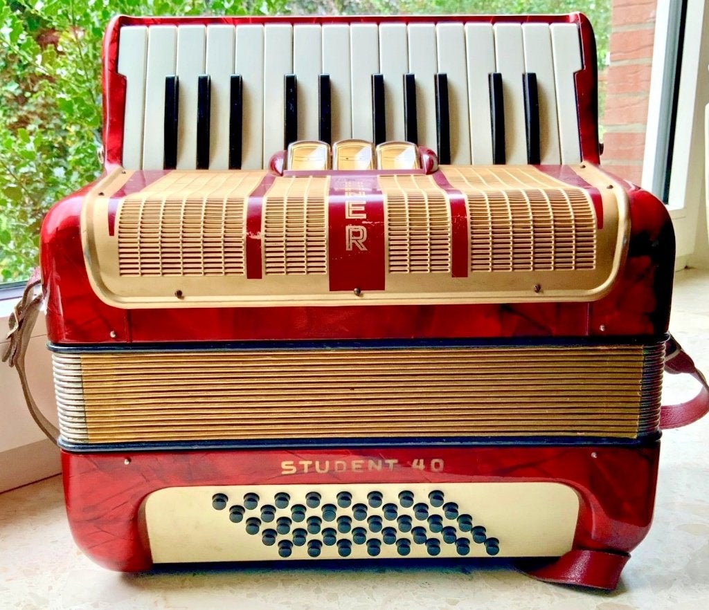 hohner student 40, Ophalen, Gebruikt, Overige formaten, Met koffer