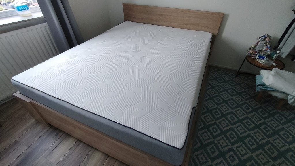 Bed, Tweepersoons, Ophalen of Verzenden, Zo goed als nieuw, 200 cm
