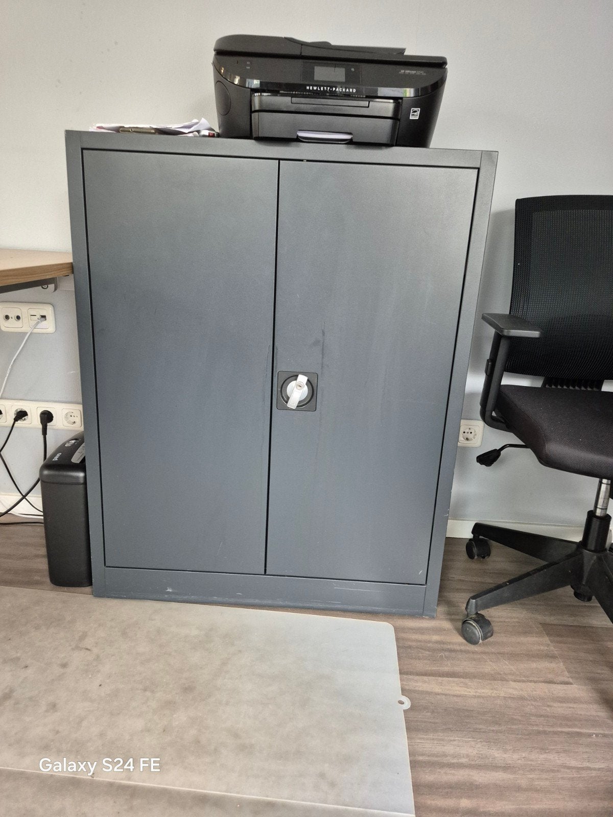 Metalen archiefkast met 3 planken, Ophalen of Verzenden, Gebruikt, Modern industrieel