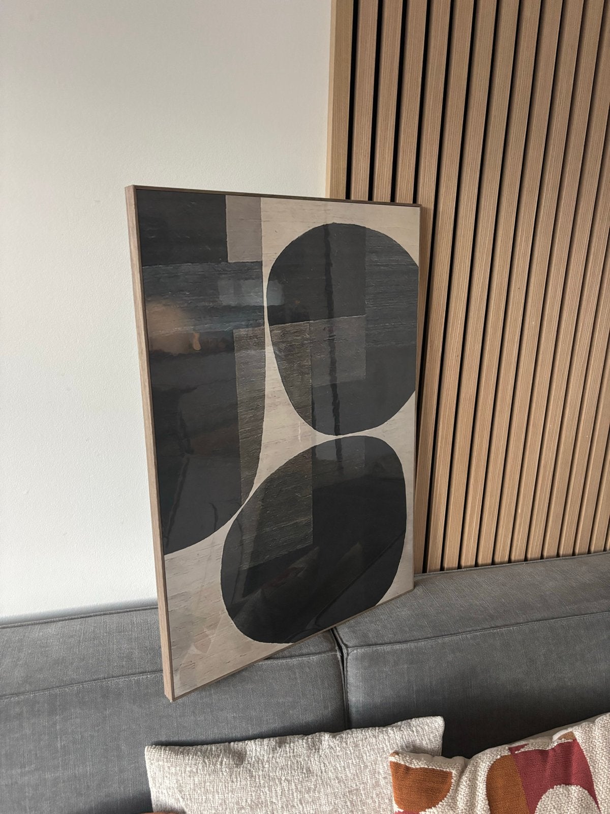 Abstracte Kunstprint met Organische Vormen, Ophalen