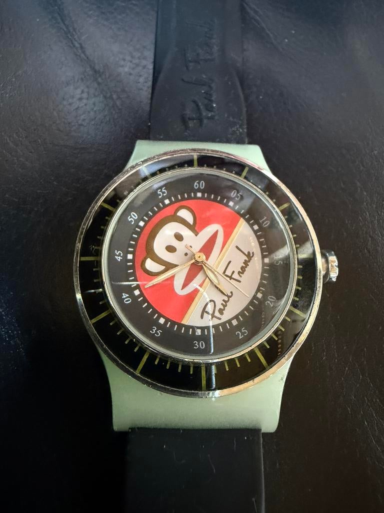 Paul Frank - Glow in the dark watches, Sieraden, Tassen en Uiterlijk, Overige merken, Gebruikt, Staal, Polshorloge
