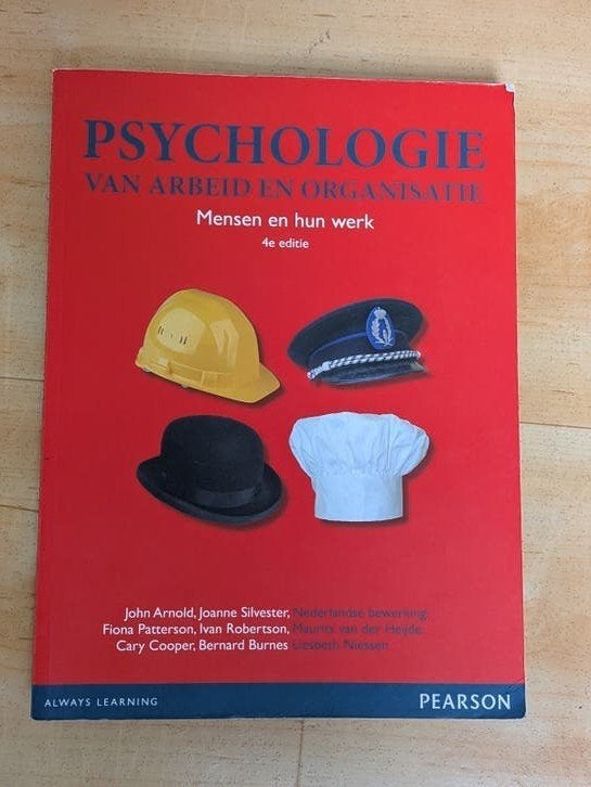 Psychologie van Arbeid en Organisatie - 4e editie, Zo goed als nieuw, Gamma, John Arnold, HBO