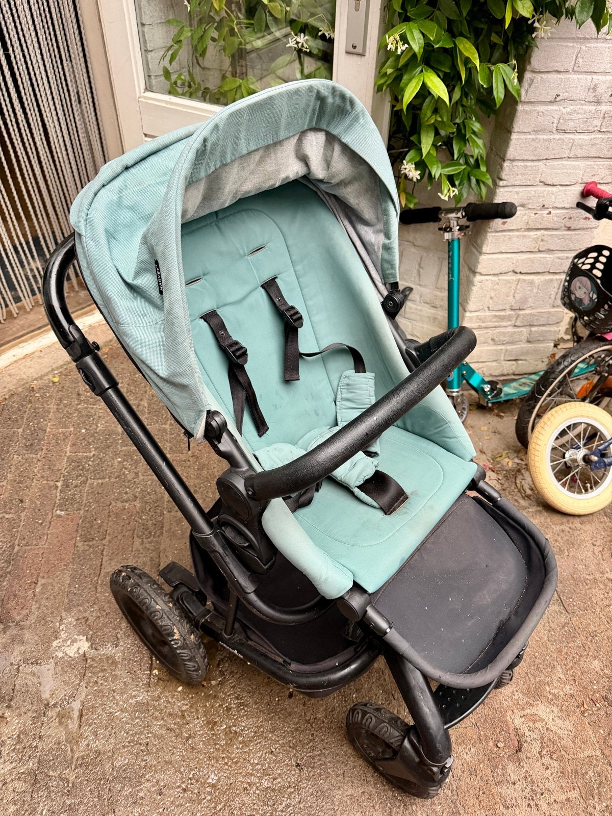 Easywalker Harvey² All Terrain Combiwagen Coral Green, Kinderen en Baby's, Kinderwagens en Combinaties, Gebruikt, Combiwagen, Met reiswieg
