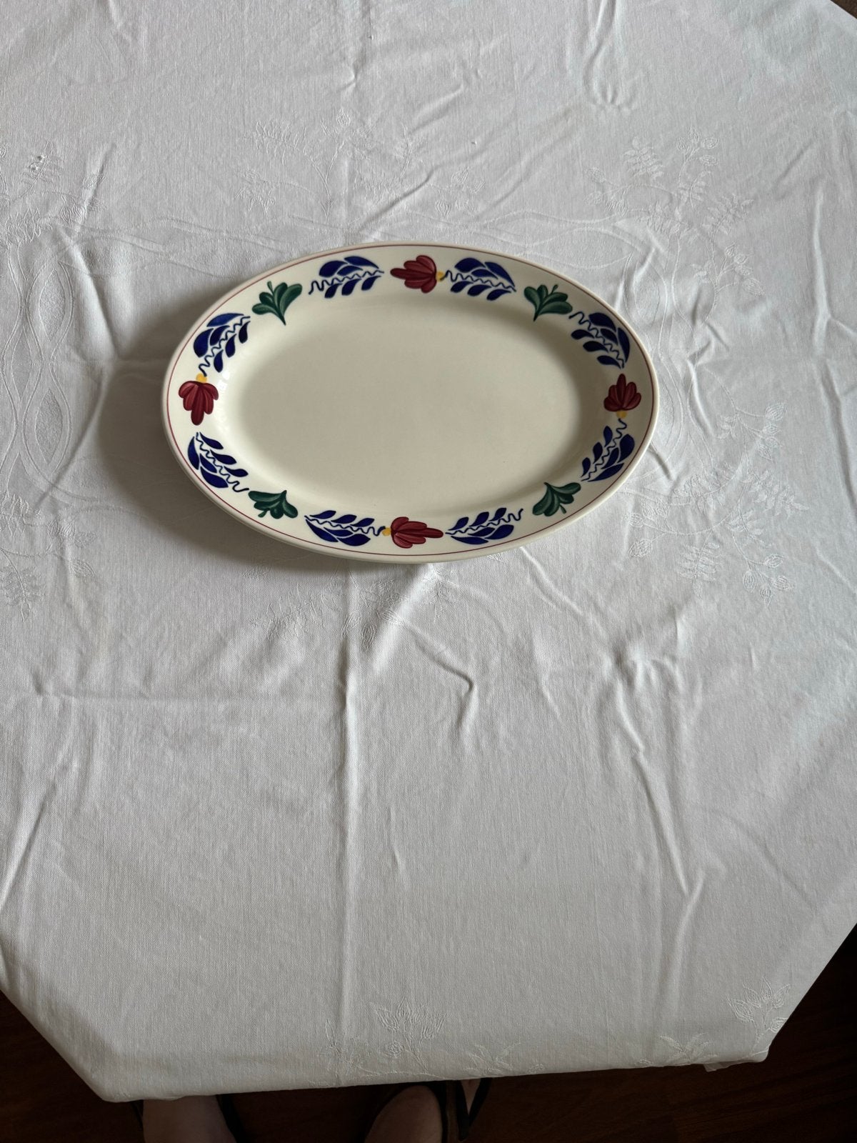 Boerenbond ovale schaal 35 cm, Huis en Inrichting, Keuken | Servies, Ophalen, Gebruikt, Overige merken, Keramiek