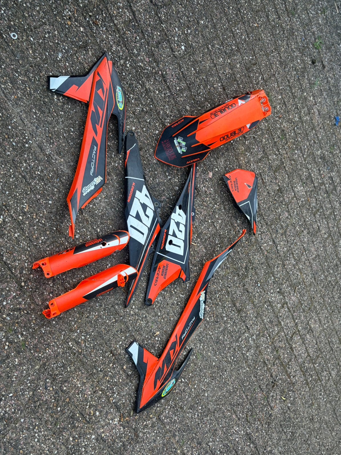 Ktm 125 250 kappen, Ophalen of Verzenden