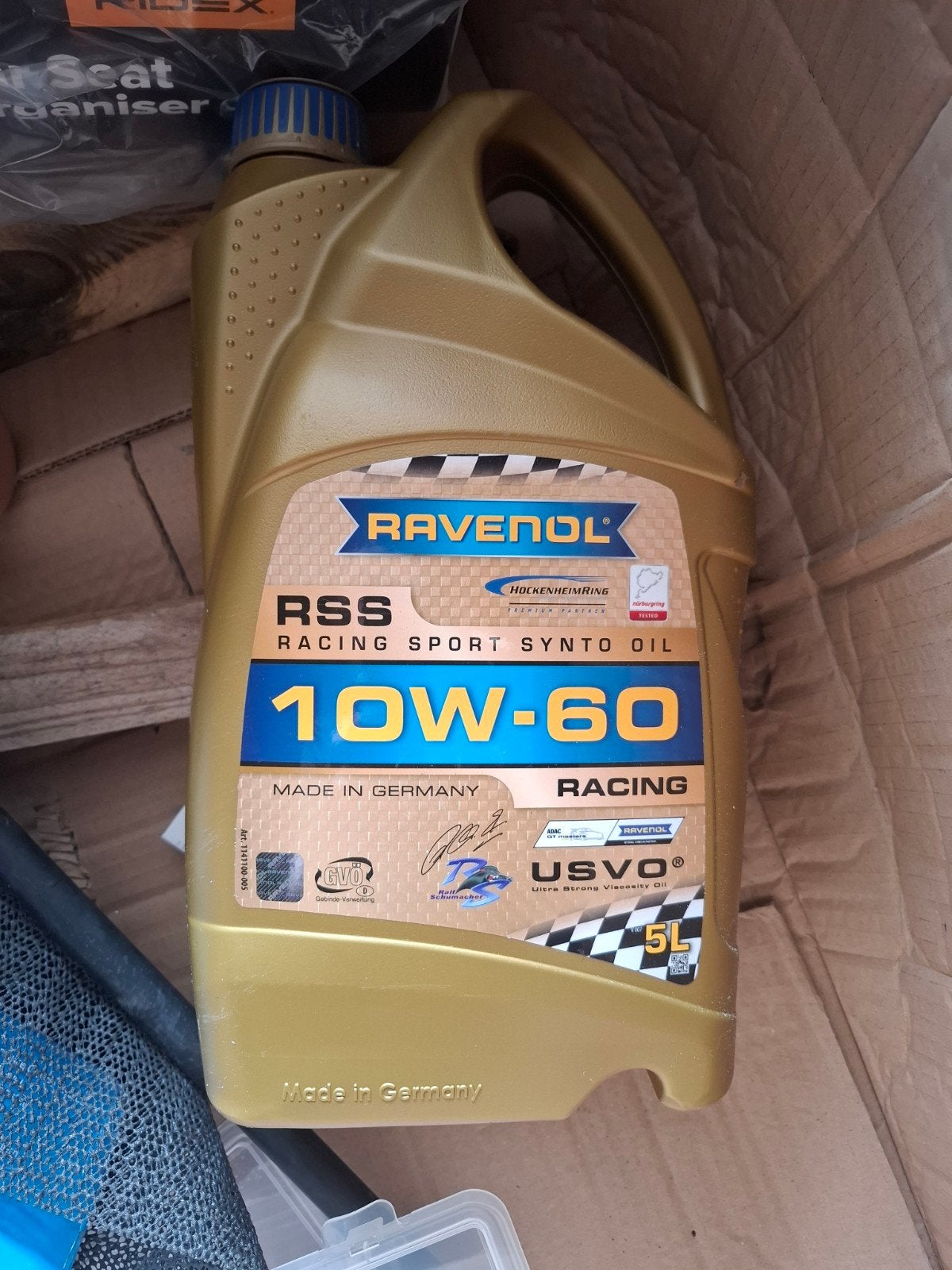 Ravenol racing sport synto motor olie 10w-60, Ophalen of Verzenden