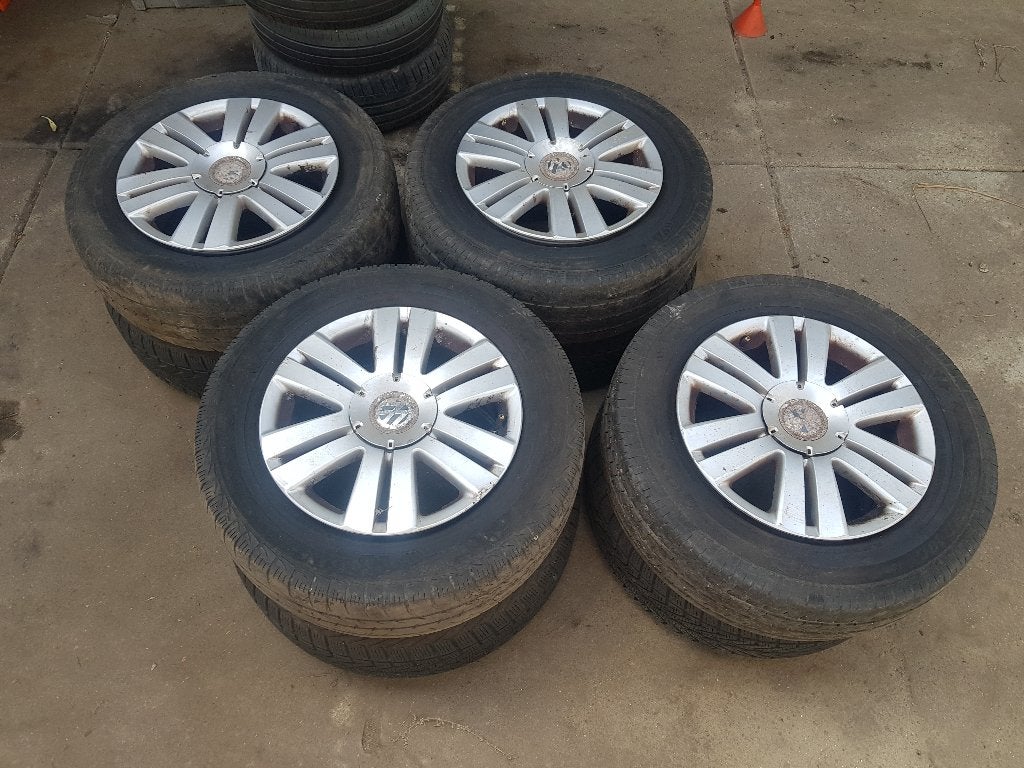 VW T4 Passat lichtmetalen velgen 5x112 Mambo  +winterbanden, Ophalen of Verzenden
