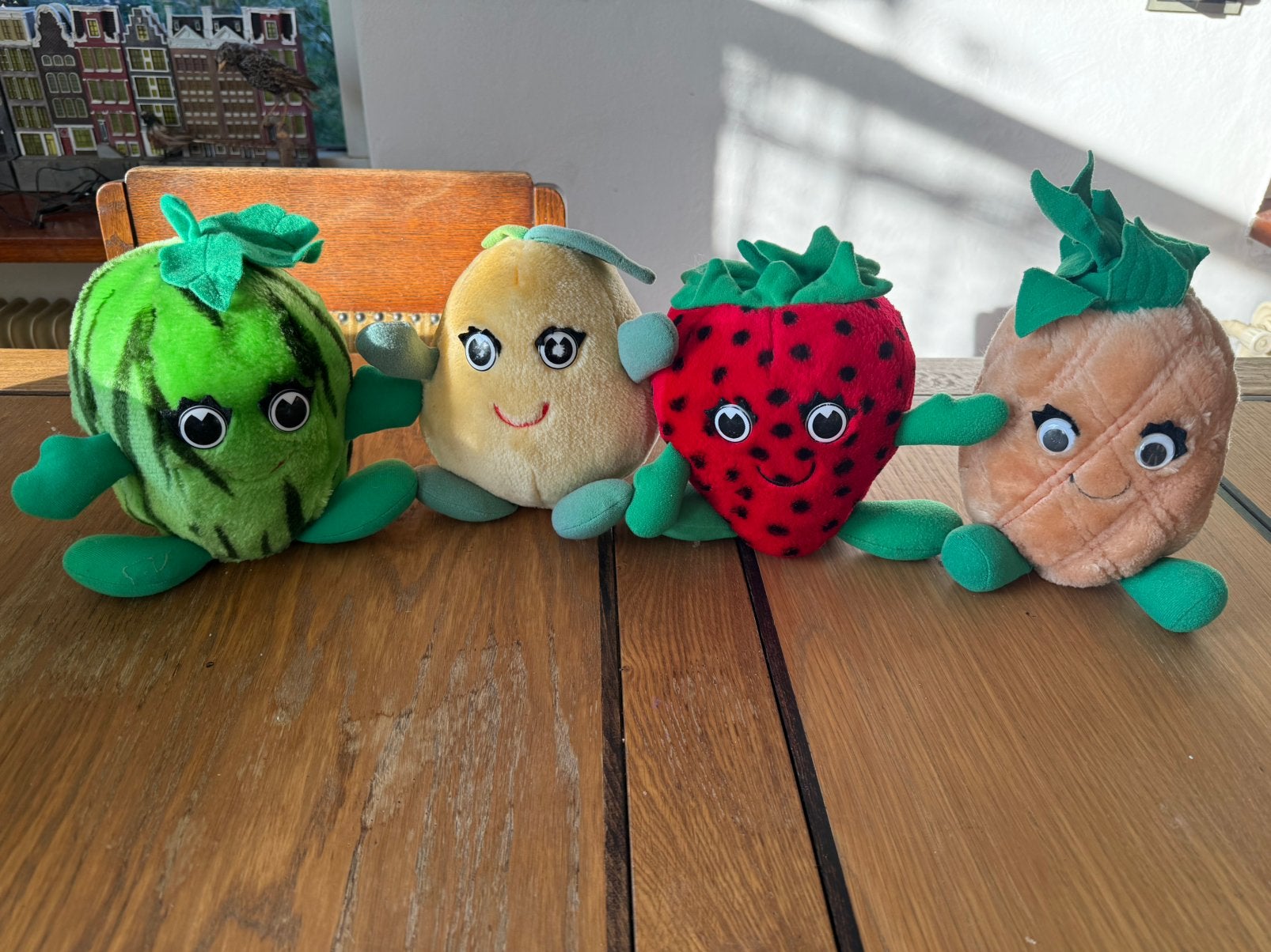 Fruit knuffels jaren 90, Ophalen of Verzenden, Zo goed als nieuw, Overige typen