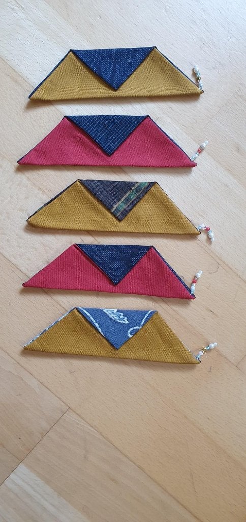 Japanse onderzetters - coasters, Glasonderzetter, Ophalen of Verzenden, Textiel, Meerkleurig