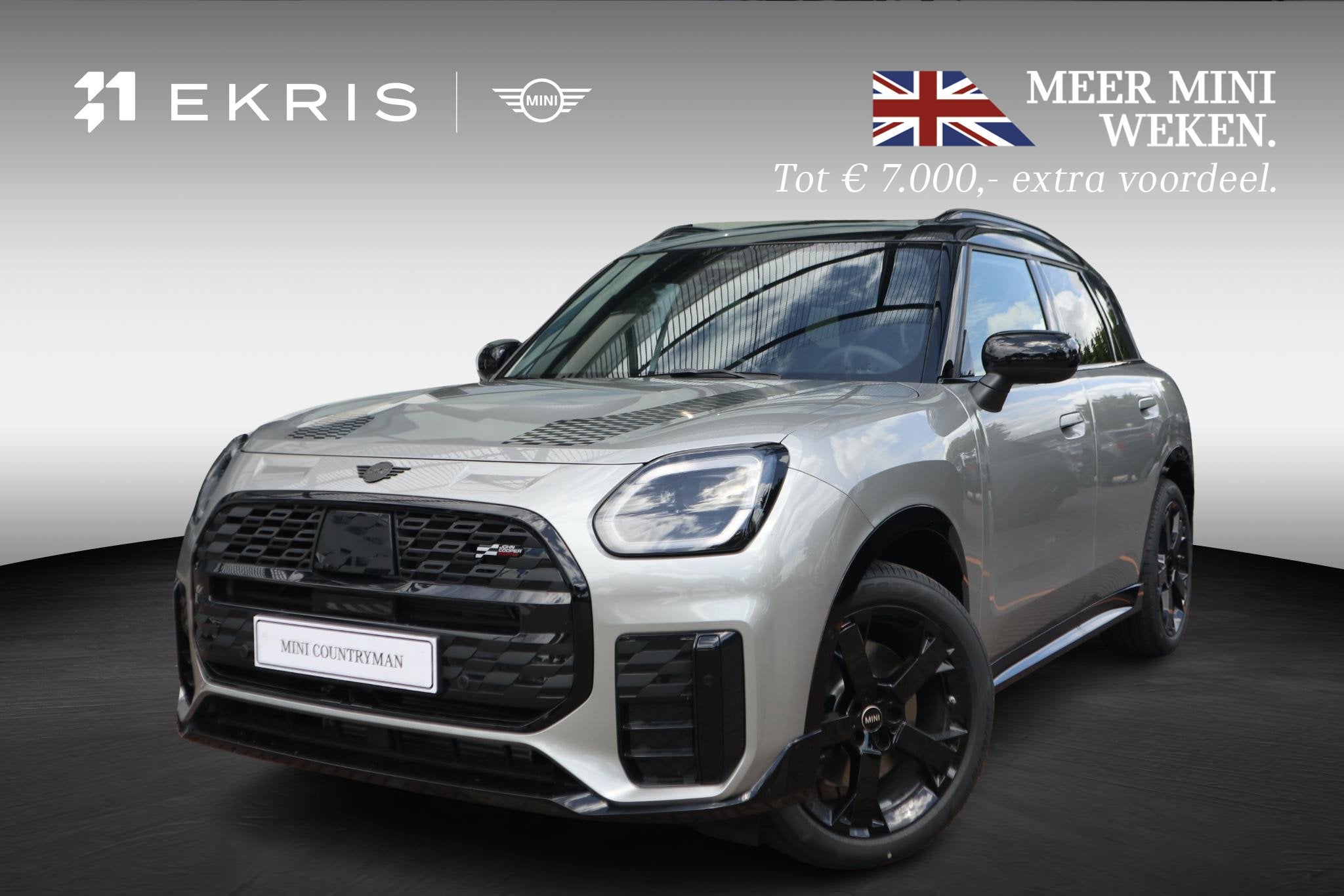 MINI Countryman C | Pakket M + John Cooper Works Uitvoering, Auto's, Stof, Bedrijf, Nieuw, 3 cilinders