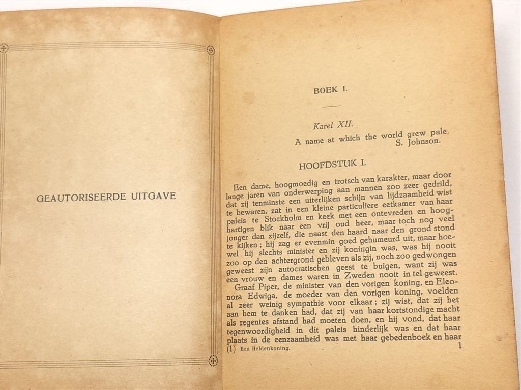 Een Heldenkoning — Marjorie Bowen, Karel XII van Zweden 1919, Boeken, Ophalen of Verzenden, Gelezen, Europa