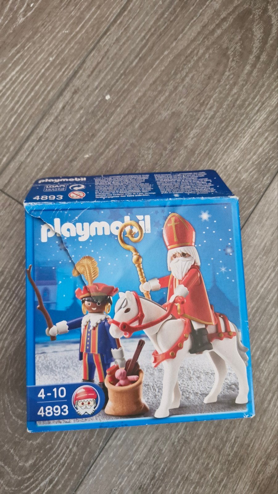 Vintage PLAYMOBIL Sinterklaas set 4893 - Doos beschadigd, Ophalen of Verzenden
