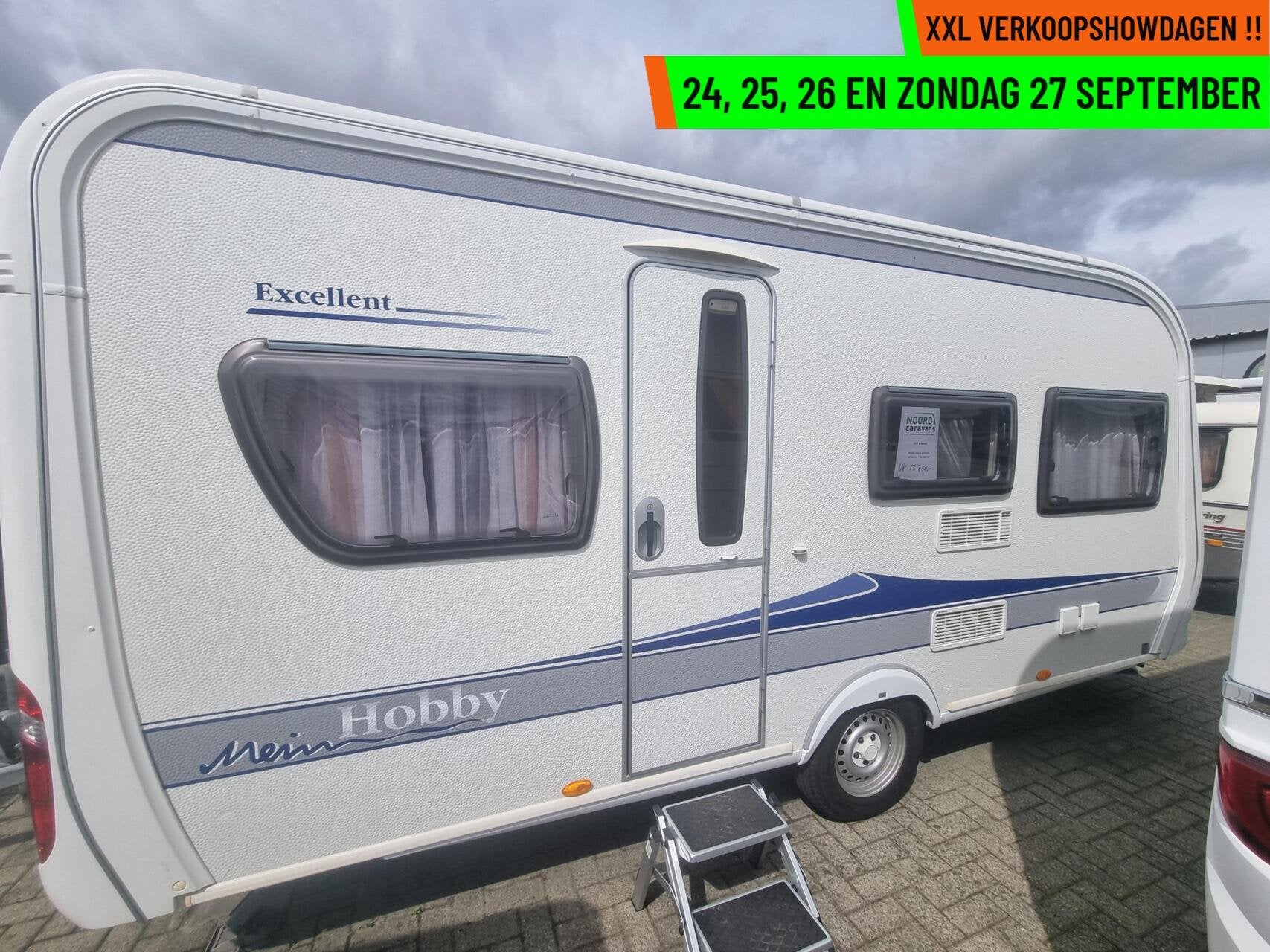 Hobby 455 UF - XXL VERKOOPSHOW 24,25,26 & 27 SEPT. 10-17 UUR, Rondzit, Hobby, Bedrijf, 750 - 1000 kg