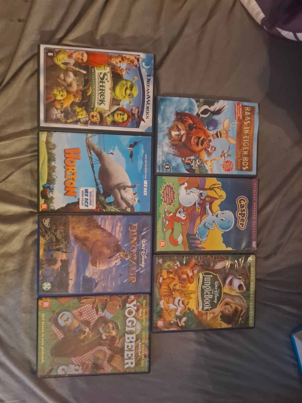 kinderfilms op DVD (3 euro per stuk 15 voor allemaal), Ophalen, Gebruikt, Nederlands, Kinderprogramma of -film