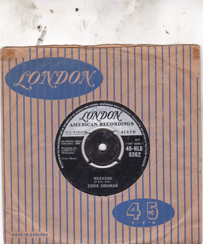 Eddie Cochran ( 1960 ), Ophalen of Verzenden, Gebruikt, 7 inch, Pop