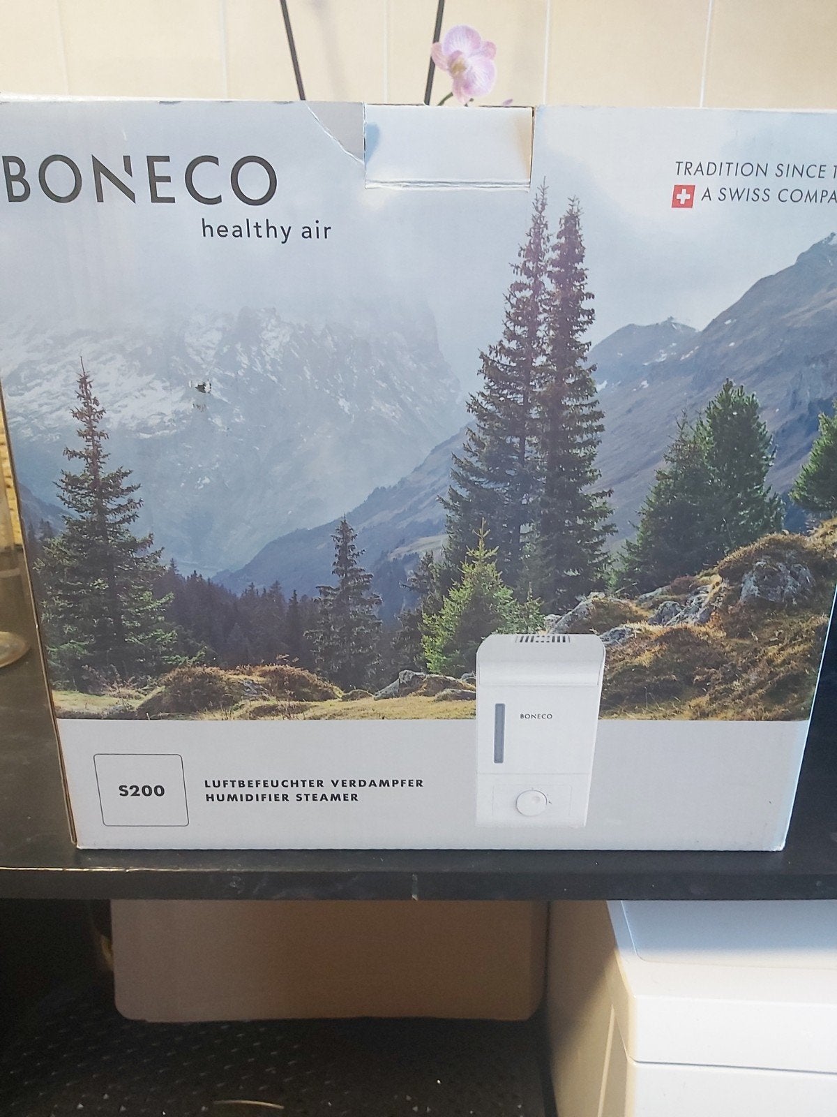 Boneco S200 Luchtbevochtiger - Nieuw in doos, Witgoed en Apparatuur, Luchtbehandelingsapparatuur, Ophalen of Verzenden, Nieuw
