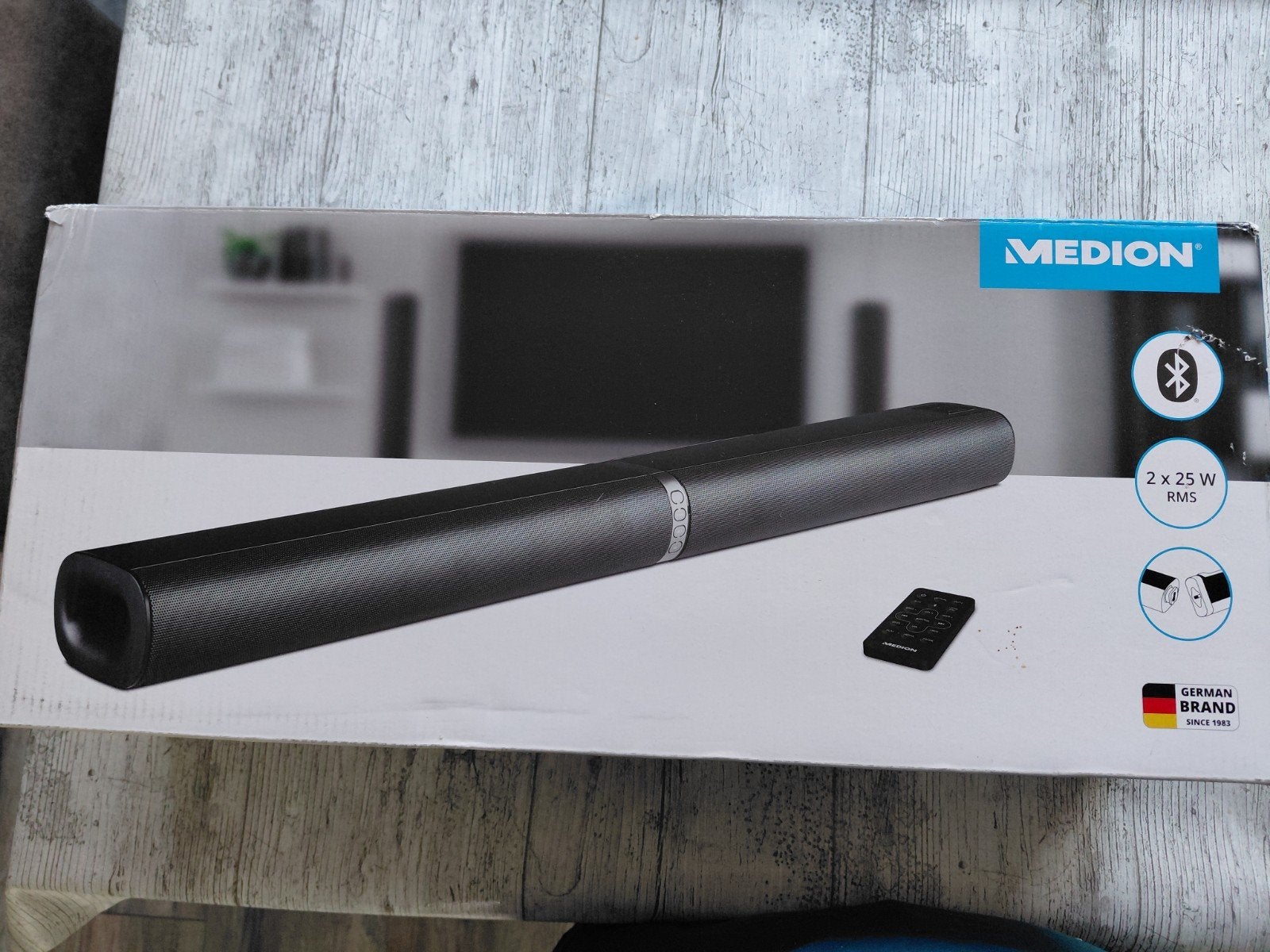 Bluetooth Soundbar, NFC, 2 x 25 Watt, AUX Ingang, Audio, Tv en Foto, Soundbars, Ophalen of Verzenden, Bluetooth
