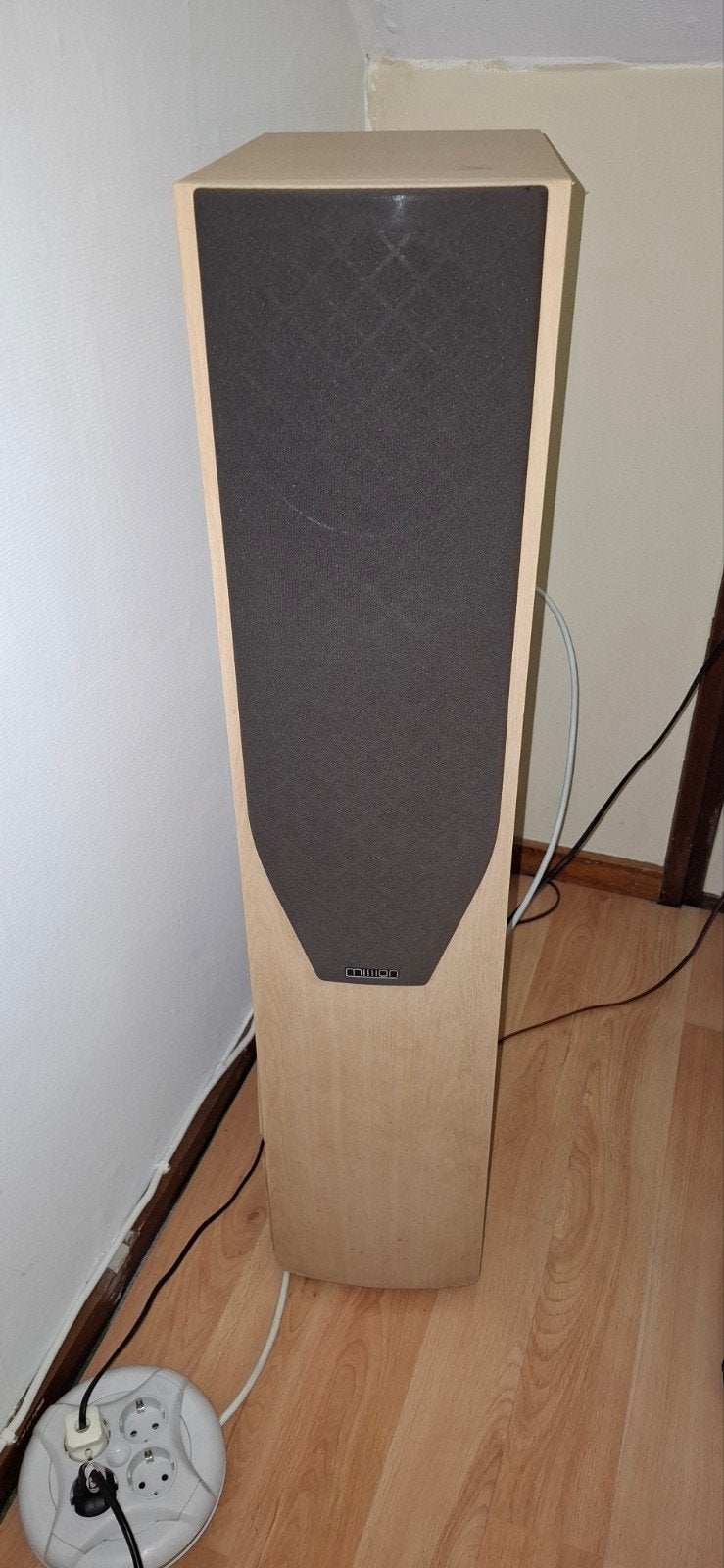 Mission M74 speakers uit 2002 - Goede staat, incl. bon, Gebruikt, 60 tot 120 watt, Front, Rear of Stereo speakers, Ophalen