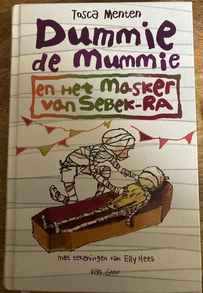 Boek Dummie de mummie en het masker van Sebek-Ra, Ophalen of Verzenden, Zo goed als nieuw, Tosca Menten, Fictie algemeen