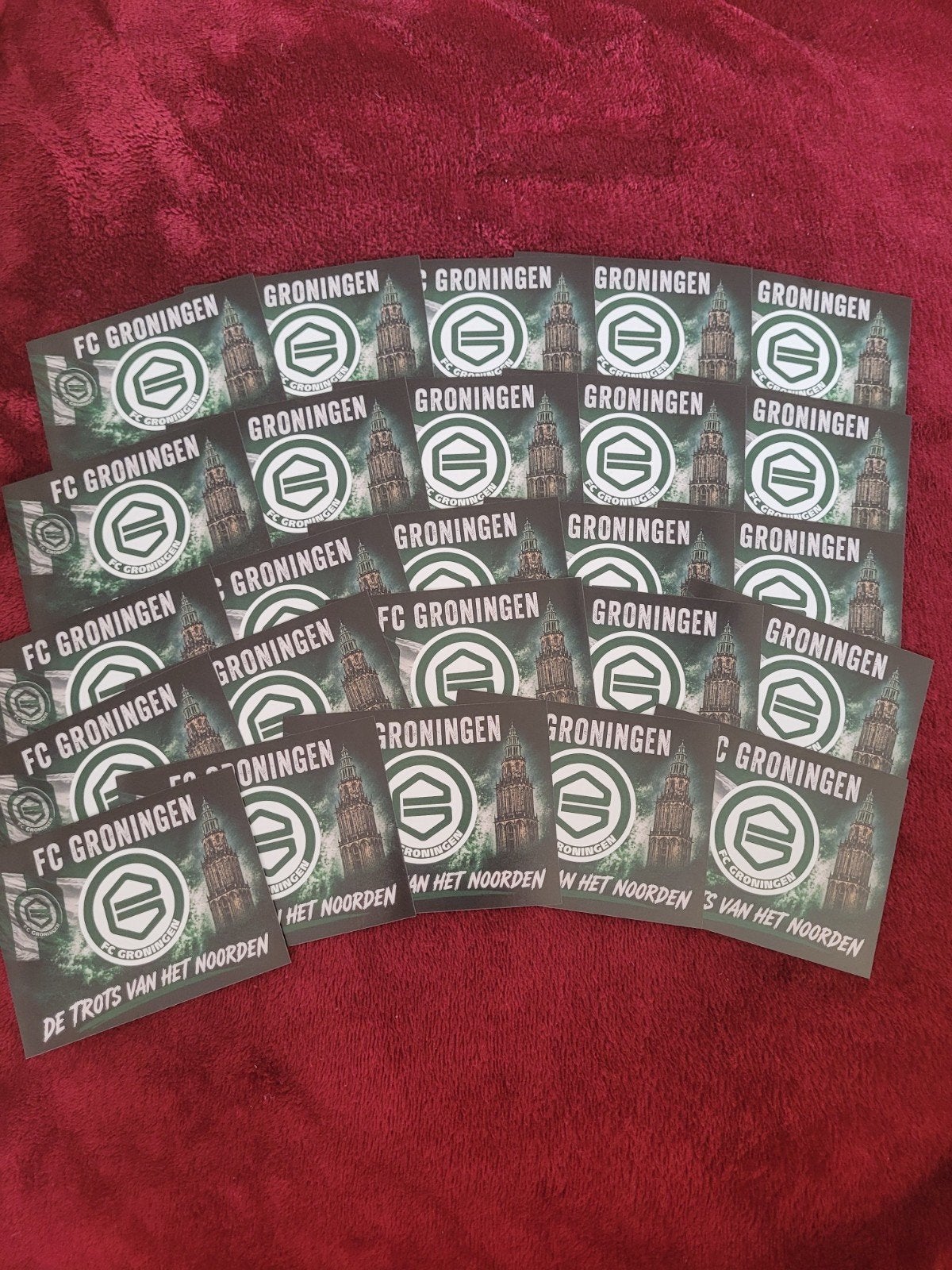 FC Groningen stickers - De Trots van het Noorden, Ophalen of Verzenden, Nieuw, Sport